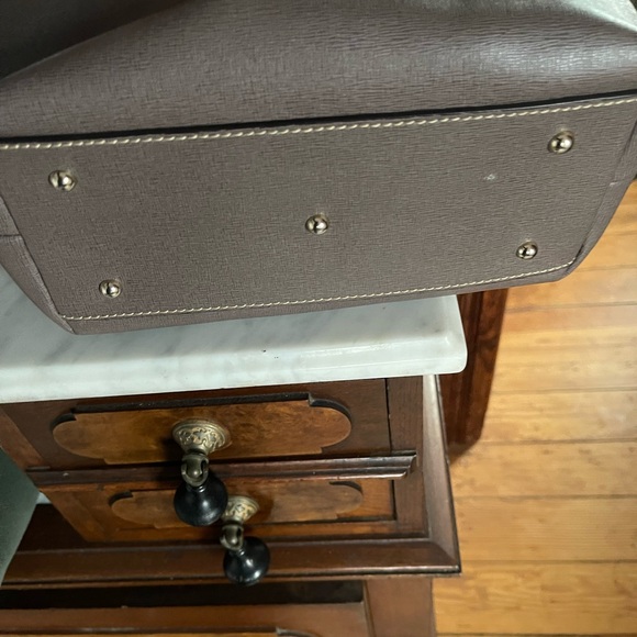 Dooney & Bourke Dark Brown Tote - Picture 5 of 6